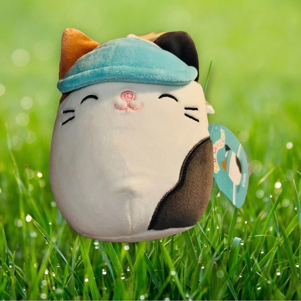 Original Squishmallows 5" Cam The Cat With Visor